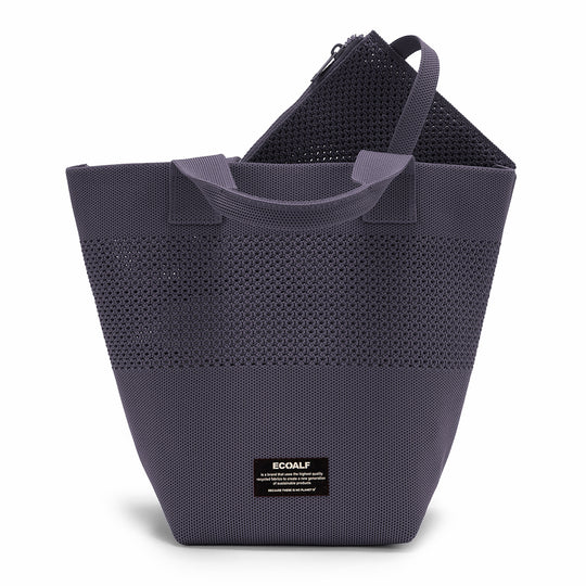 ECOALF DARK GREY TIKA MINI BUCKET BAG FOR WOMEN