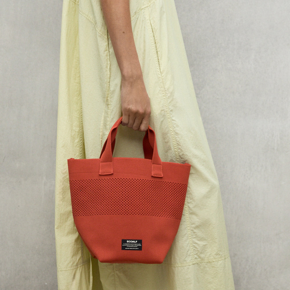ECOALF LIGHT AMBER ORANGE TIKA MINI BUCKET BAG FOR WOMEN