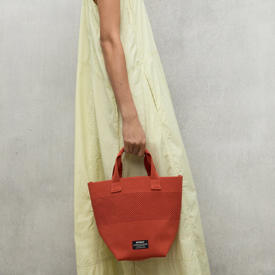 ECOALF LIGHT AMBER ORANGE TIKA MINI BUCKET BAG FOR WOMEN