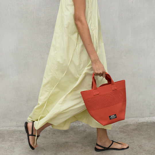 ECOALF LIGHT AMBER ORANGE TIKA MINI BUCKET BAG FOR WOMEN