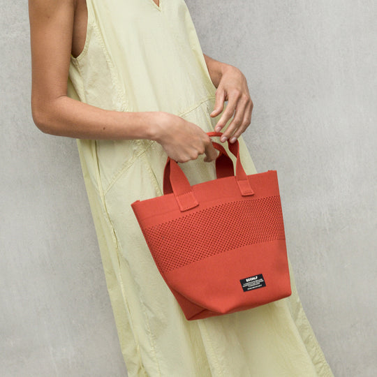 ECOALF LIGHT AMBER ORANGE TIKA MINI BUCKET BAG FOR WOMEN