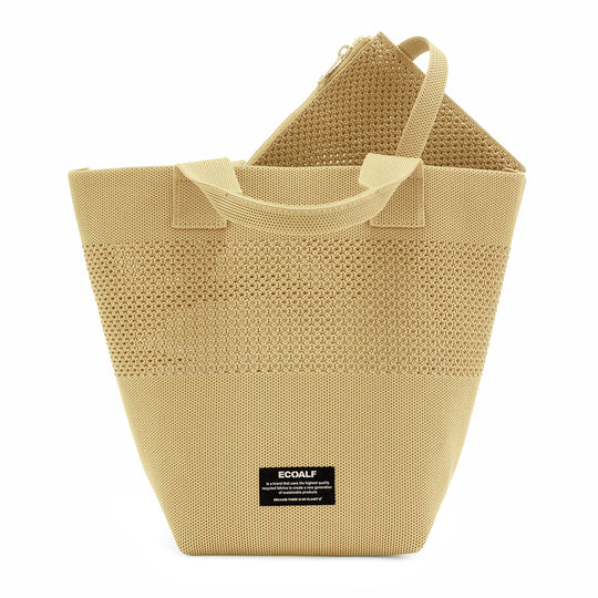 ECOALF MUSTARD TIKA MINI BUCKET BAG FOR WOMEN