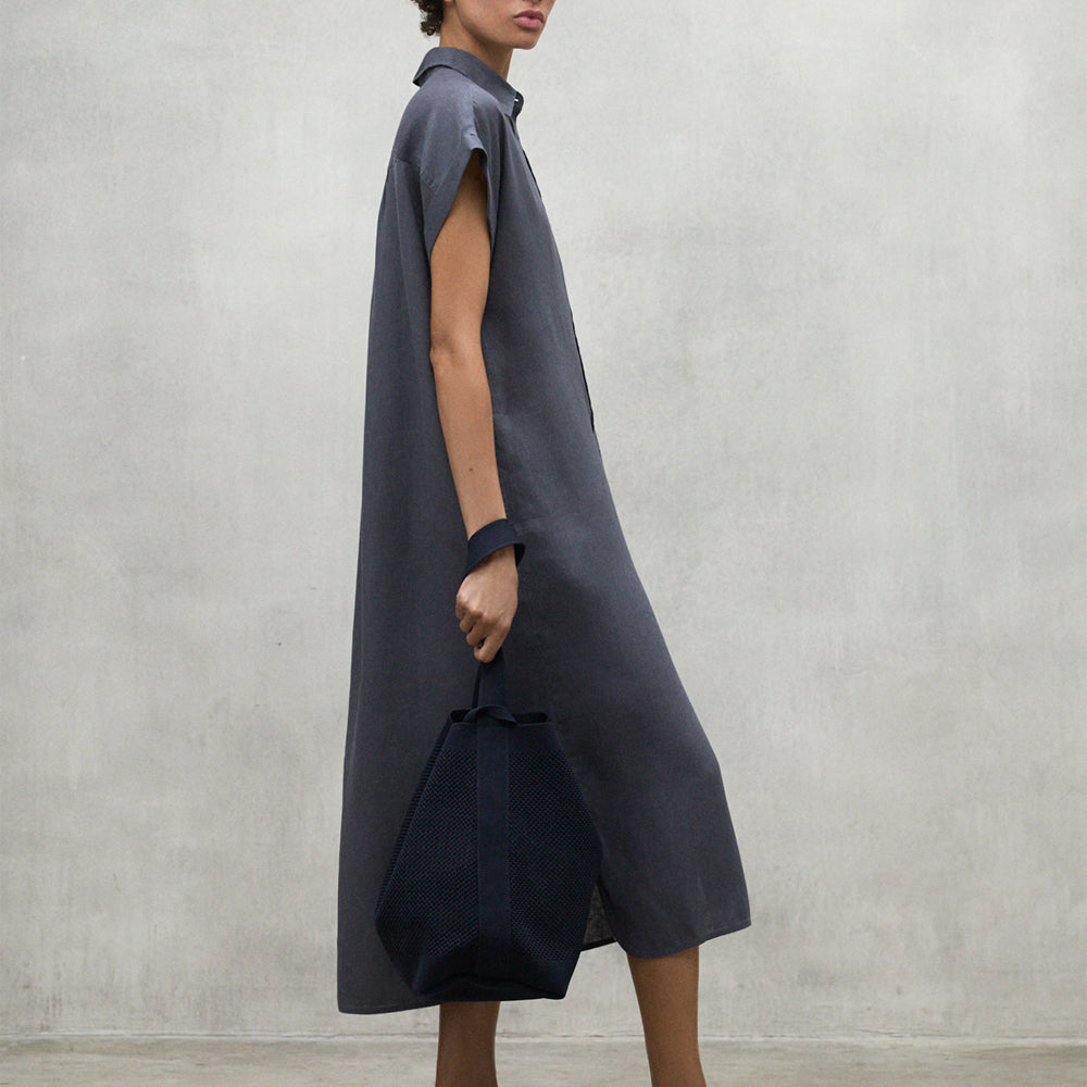 ECOALF DARK GREY AMATISTA DRESS FOR WOMEN