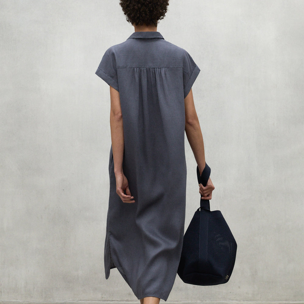 ECOALF DARK GREY AMATISTA DRESS FOR WOMEN