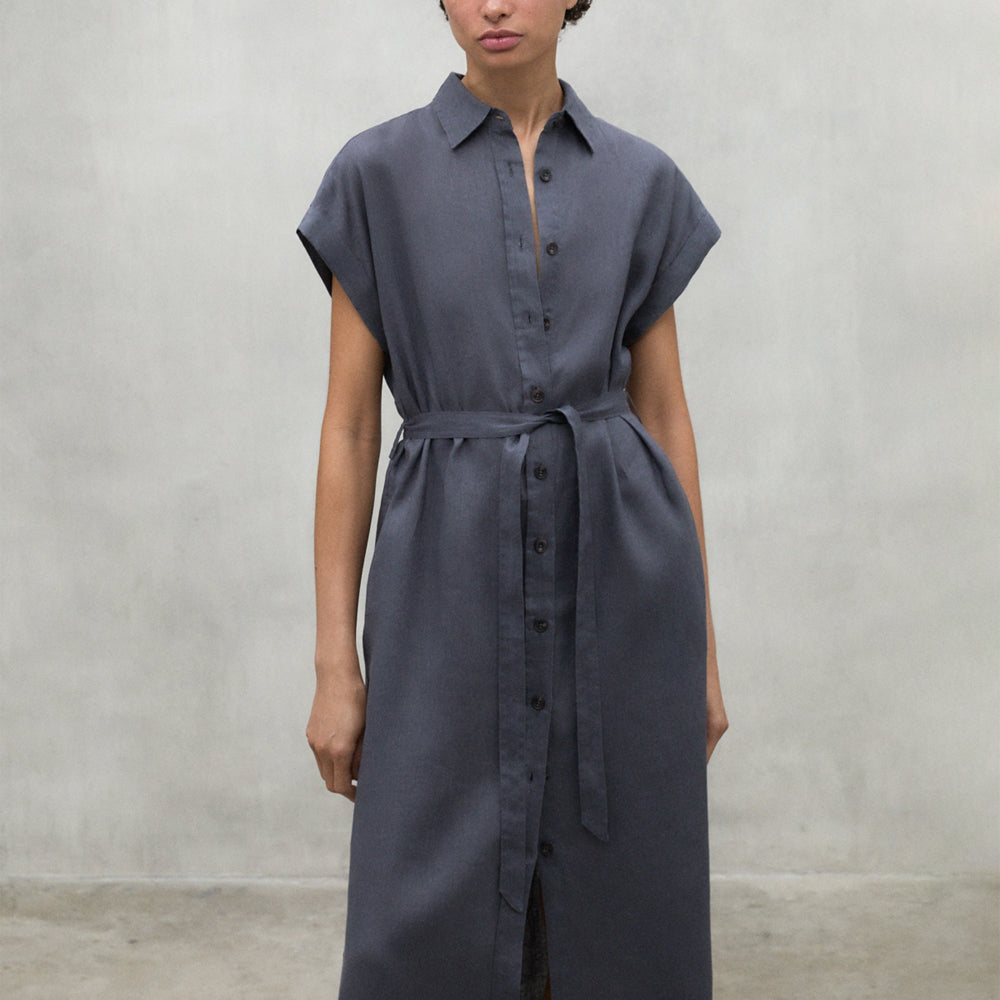 ECOALF DARK GREY AMATISTA DRESS FOR WOMEN