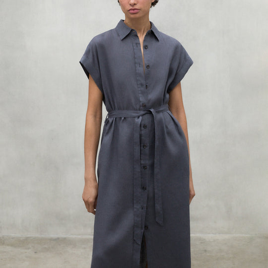 ECOALF DARK GREY AMATISTA DRESS FOR WOMEN