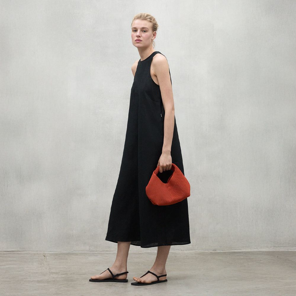 ECOALF BLACK UKARA DRESS FOR WOMEN