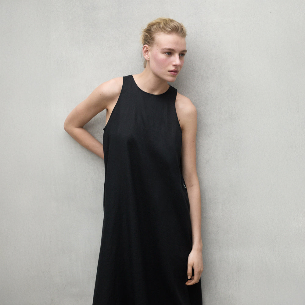 ECOALF BLACK UKARA DRESS FOR WOMEN