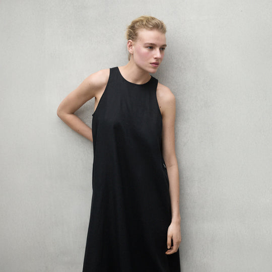ECOALF BLACK UKARA DRESS FOR WOMEN