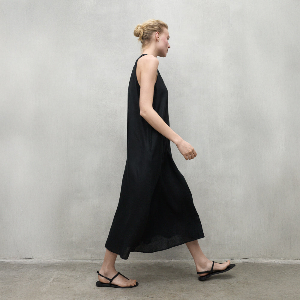 ECOALF BLACK UKARA DRESS FOR WOMEN