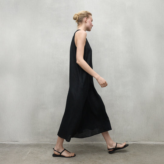ECOALF BLACK UKARA DRESS FOR WOMEN