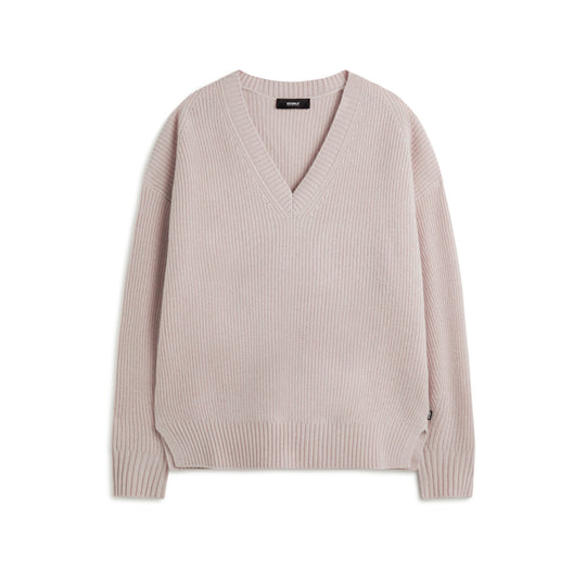 ECOALF LIGHT MAUVE AZALEA SWEATER FOR WOMEN