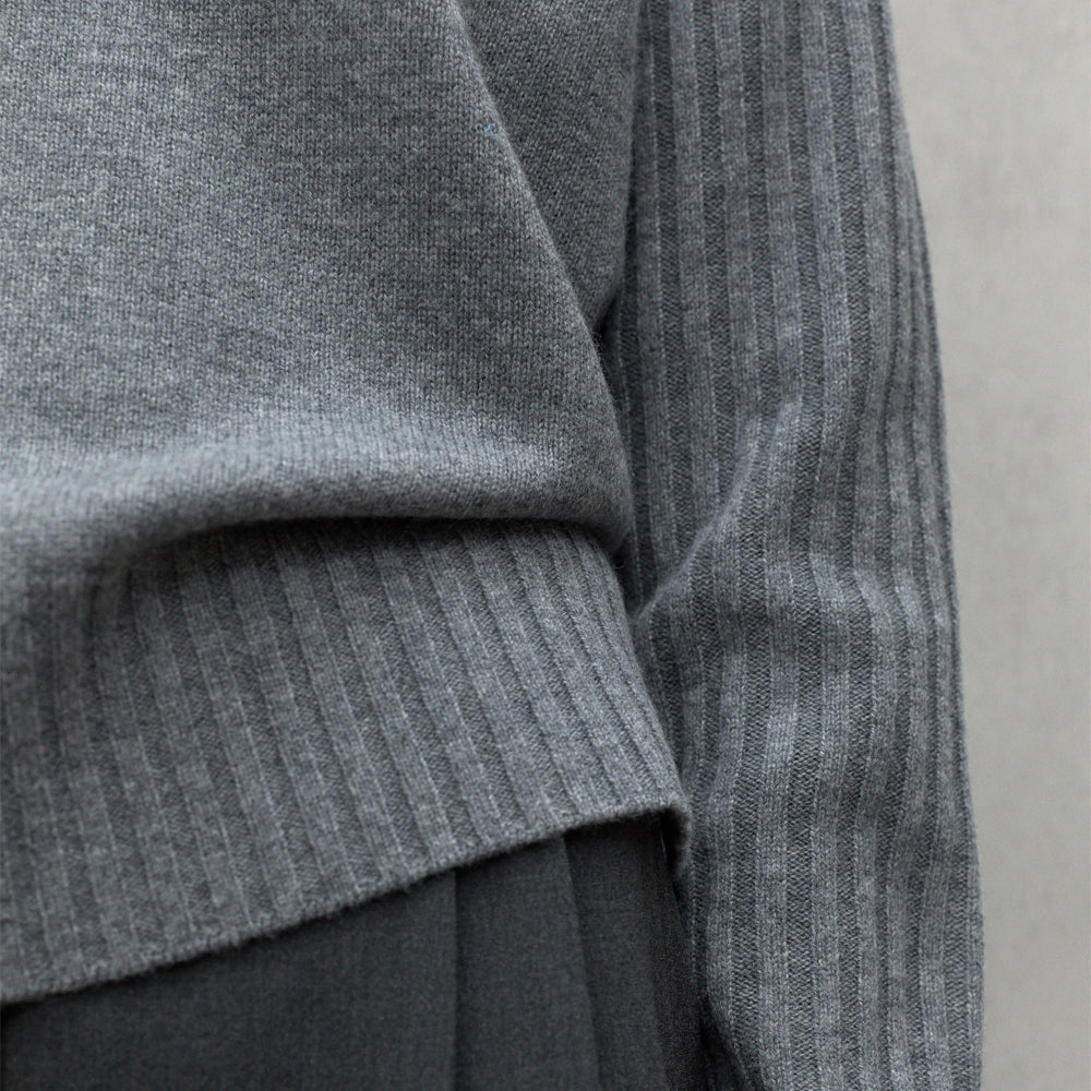 ECOALF MEDIUM GREY MELANGE EUCALIPTO SWEATER FOR WOMEN