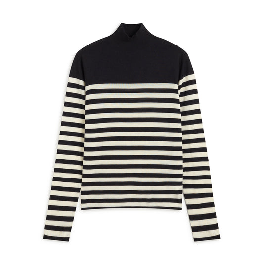 ECOALF BLACK STAND-UP FAYA COLLAR FOR WOMEN