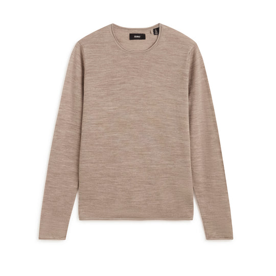 ECOALF DARK SAND MELANGE MILO SWEATER FOR WOMEN