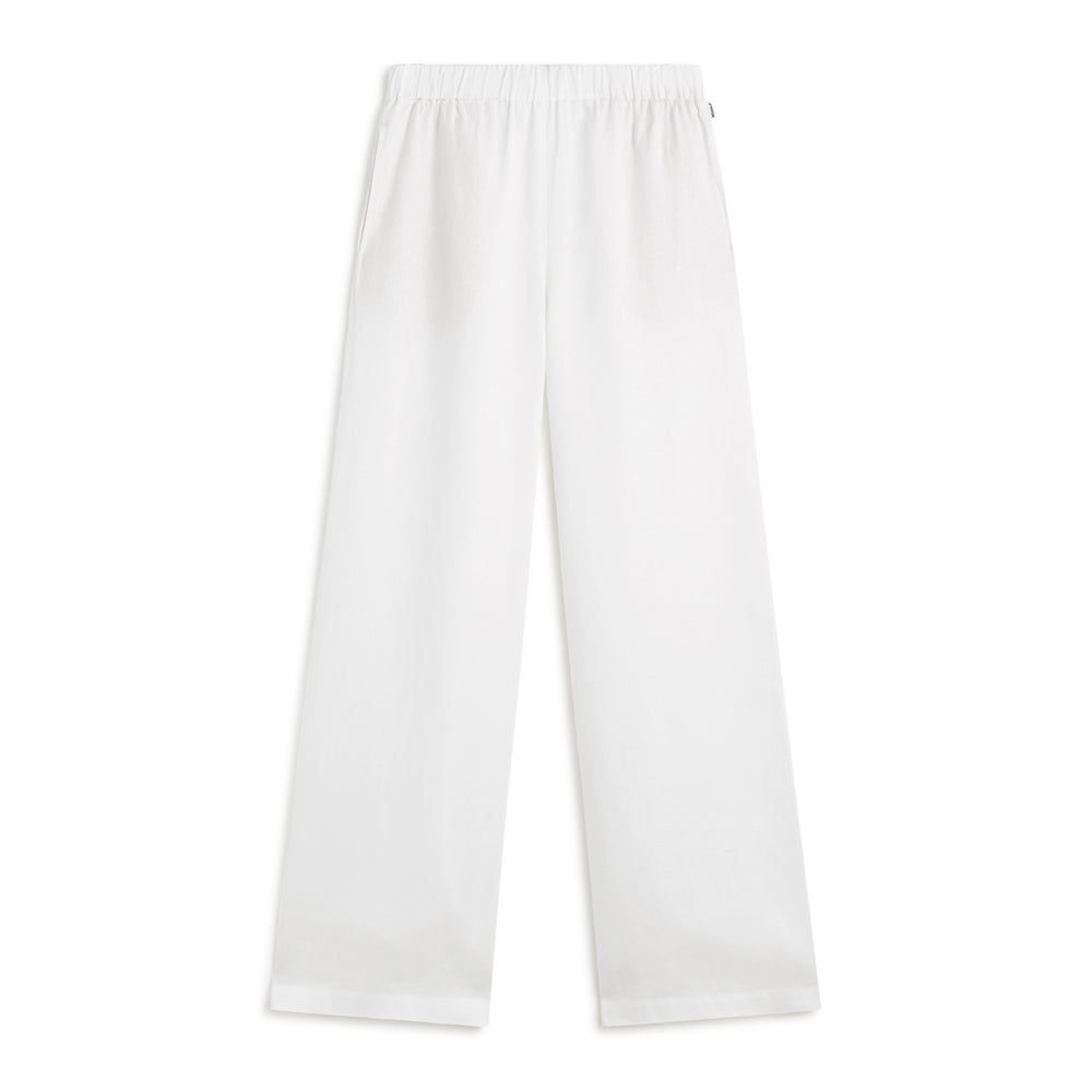 ECOALF WHITE MOSSI PANTS FOR WOMEN