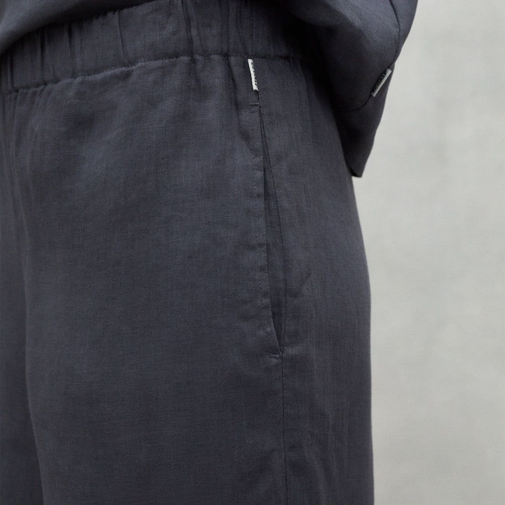 ECOALF DARK GREY MOSSI PANTS FOR WOMEN