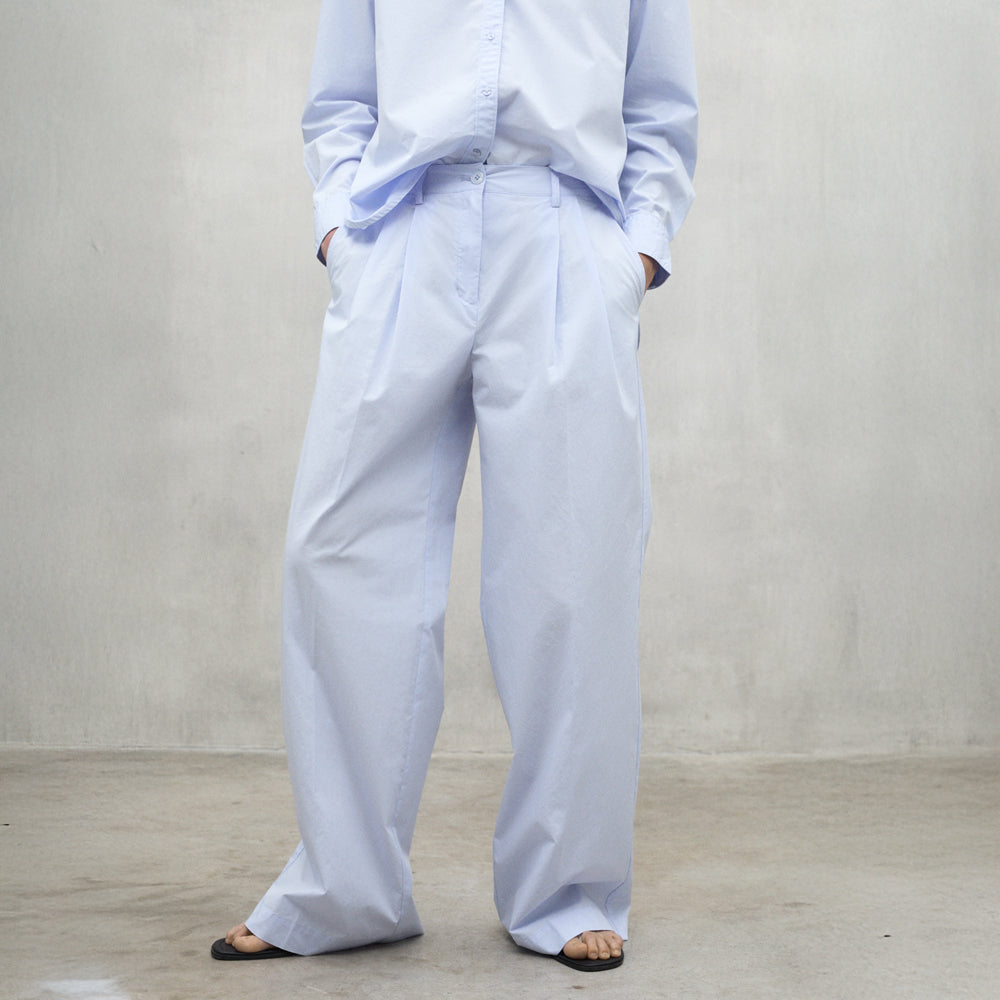 ECOALF SKY BLUE ONIAR PANTS FOR WOMEN