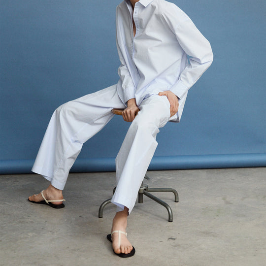 ECOALF SKY BLUE ONIAR PANTS FOR WOMEN