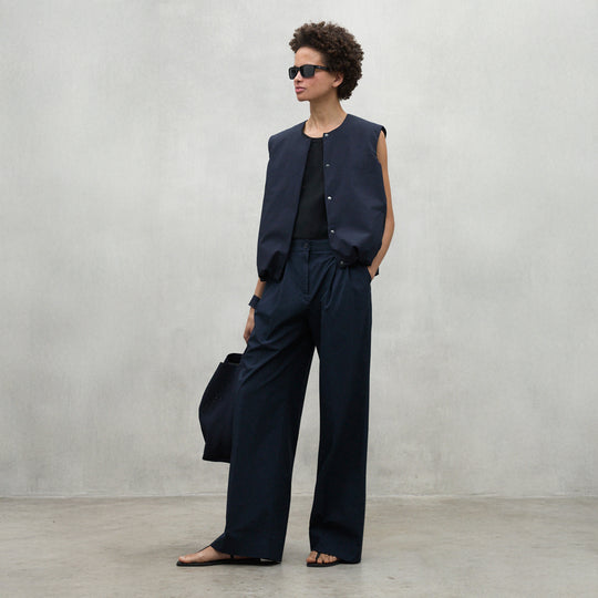 ECOALF DEEP NAVY ONIAR PANTS FOR WOMEN