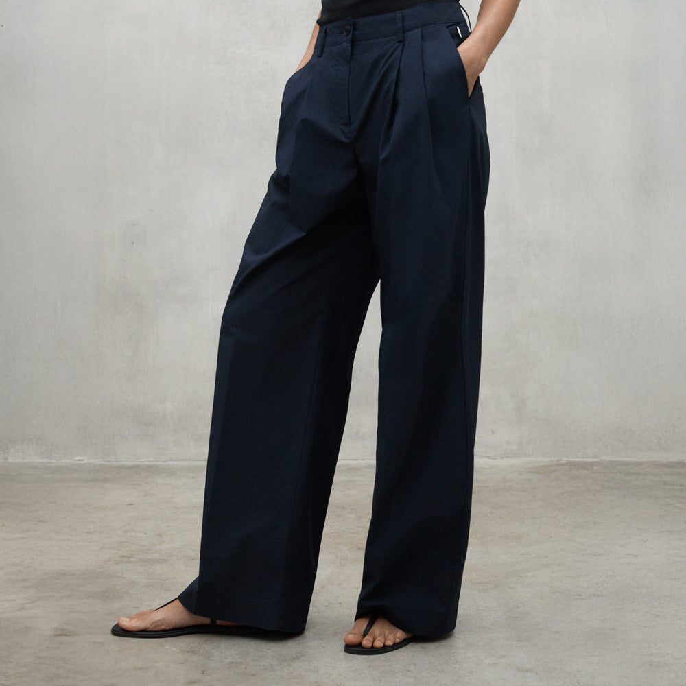 ECOALF DEEP NAVY ONIAR PANTS FOR WOMEN
