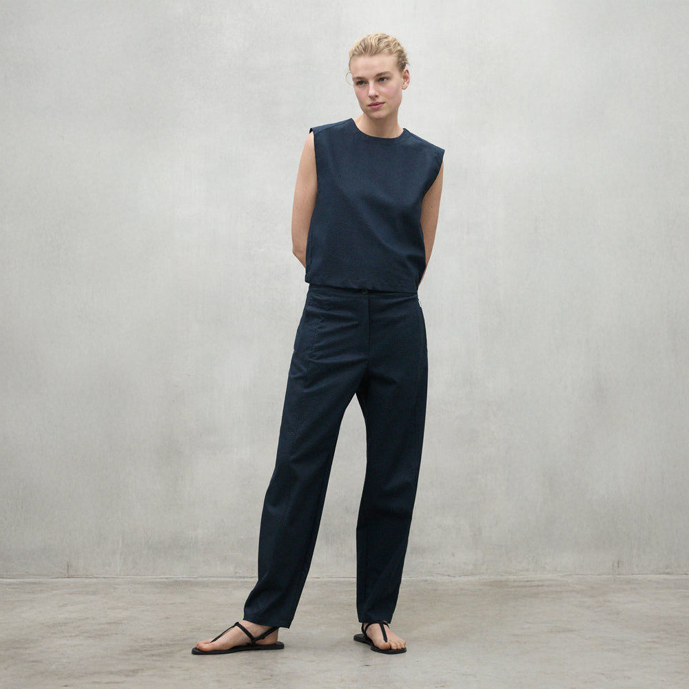 ECOALF DEEP NAVY RIPOLL PANTS FOR WOMEN