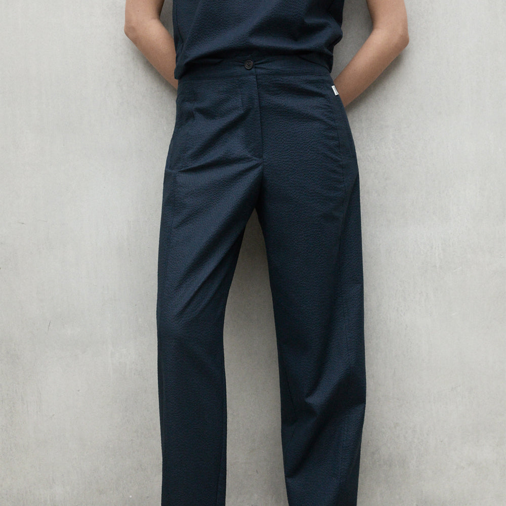 ECOALF DEEP NAVY RIPOLL PANTS FOR WOMEN