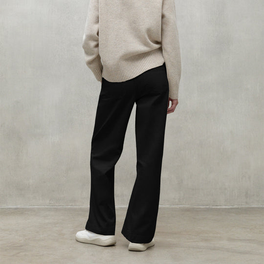 ECOALF BLACK VALLS TROUSERS FOR WOMEN - MYHOLDAL LEBANON