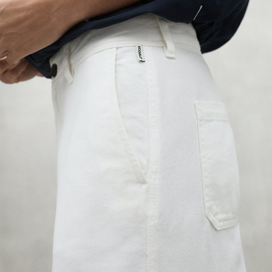 ECOALF WHITE VALLS PANTS FOR WOMEN