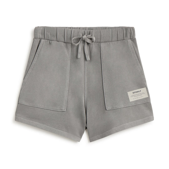 ECOALF LIGHT GREY NESS SHORTS FOR WOMEN