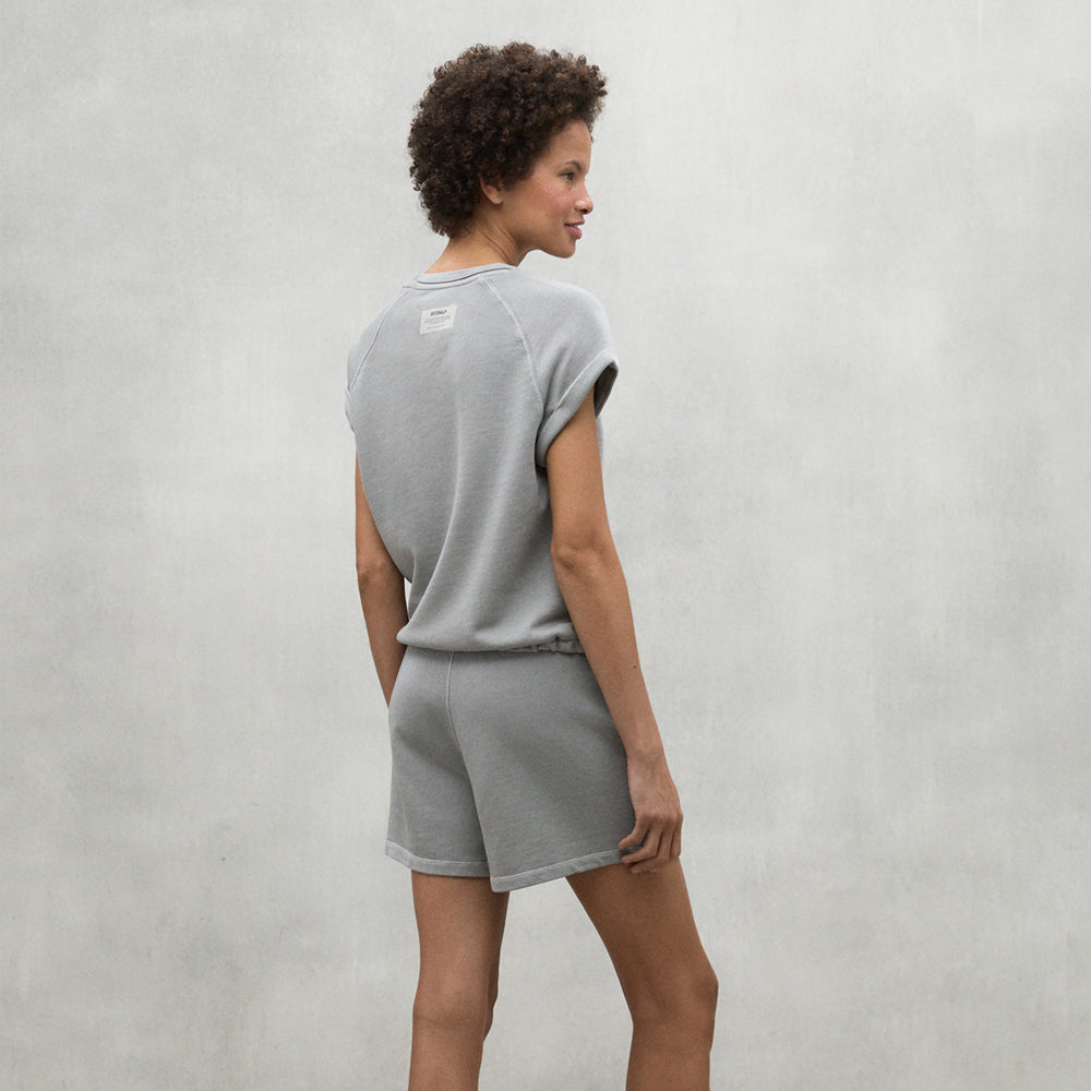 ECOALF LIGHT GREY NESS SHORTS FOR WOMEN