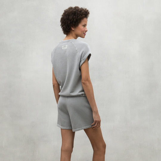 ECOALF LIGHT GREY NESS SHORTS FOR WOMEN