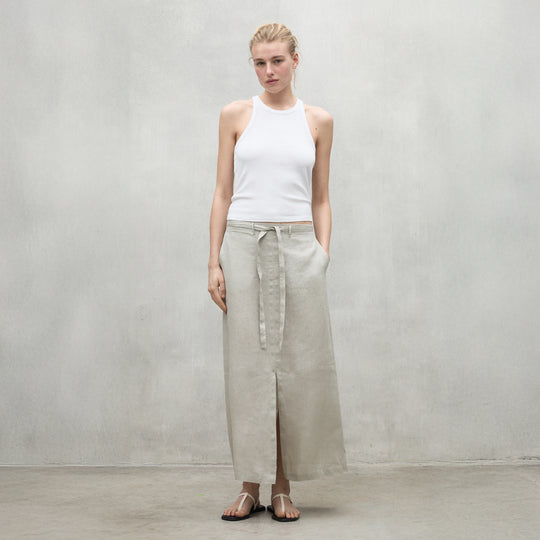 ECOALF MISTY BEIGE LARA SKIRT FOR WOMEN