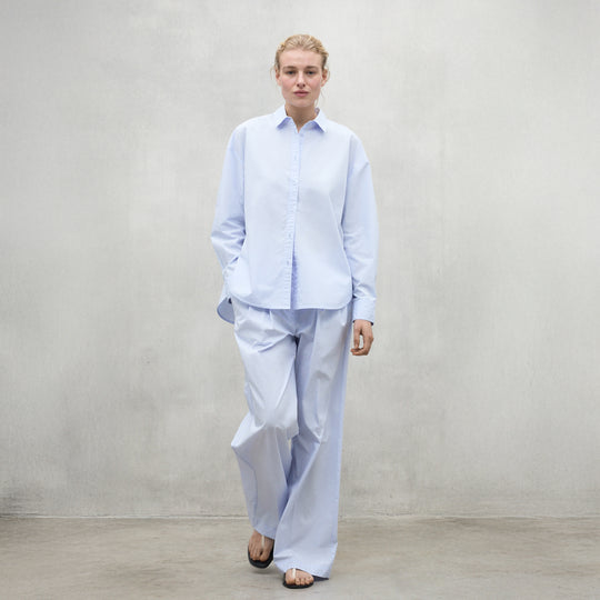 ECOALF SKY BLUE DARIA SHIRT FOR WOMEN