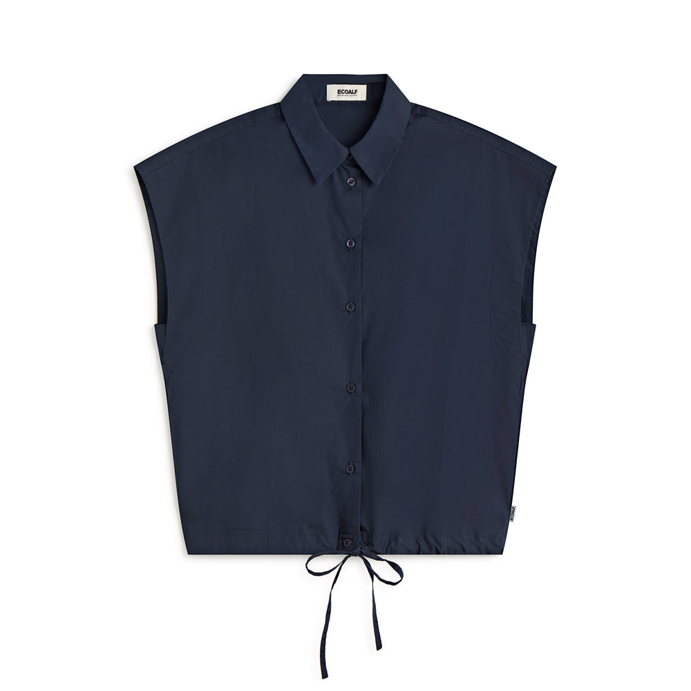 ECOALF DEEP NAVY FAYE SHIRT FOR WOMEN