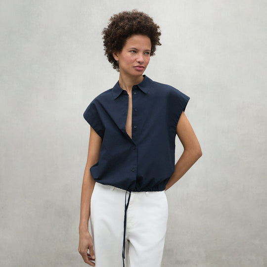 ECOALF DEEP NAVY FAYE SHIRT FOR WOMEN