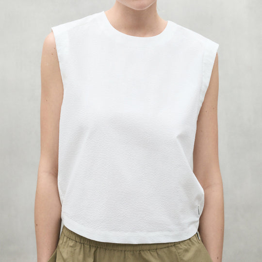 ECOALF WHITE HAILEY SHIRT FOR WOMEN - MYHOLDAL LEBANON