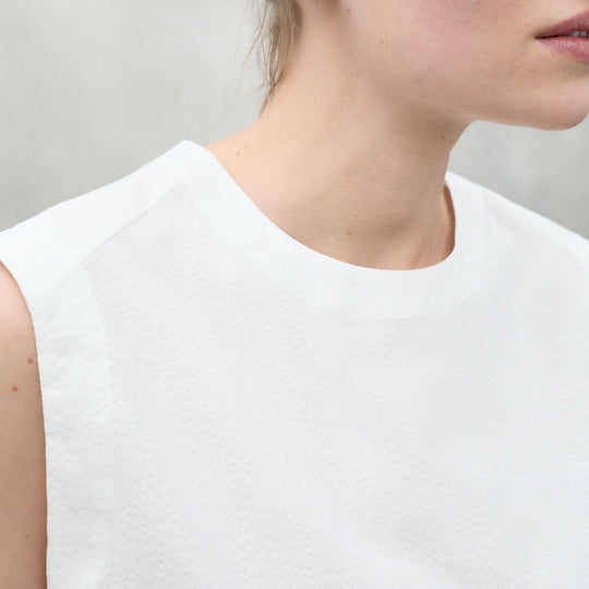 ECOALF WHITE HAILEY SHIRT FOR WOMEN - MYHOLDAL LEBANON