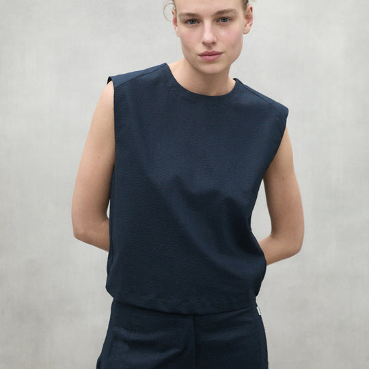 ECOALF DEEP NAVY HAILEY SHIRT FOR WOMEN