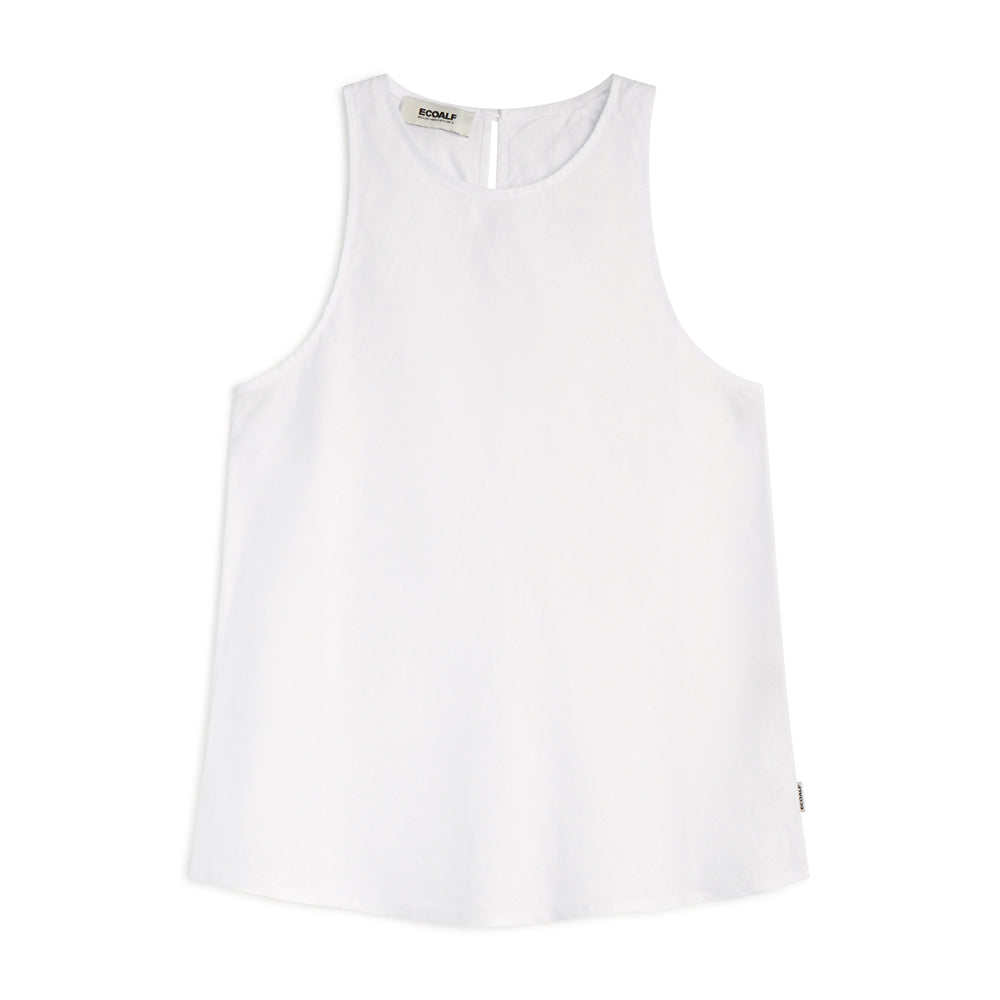 ECOALF WHITE JAZZ SHIRT FOR WOMEN