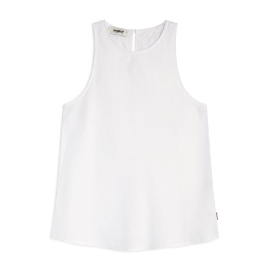 ECOALF WHITE JAZZ SHIRT FOR WOMEN