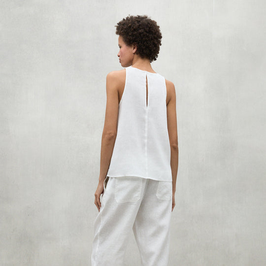 ECOALF WHITE JAZZ SHIRT FOR WOMEN