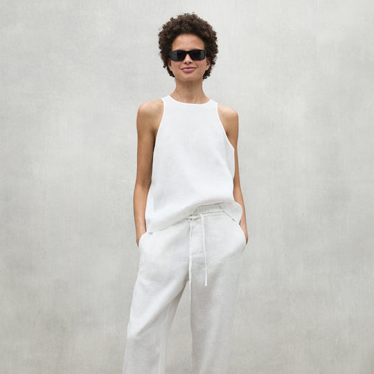 ECOALF WHITE JAZZ SHIRT FOR WOMEN