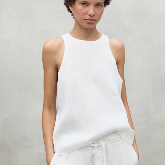 ECOALF WHITE JAZZ SHIRT FOR WOMEN