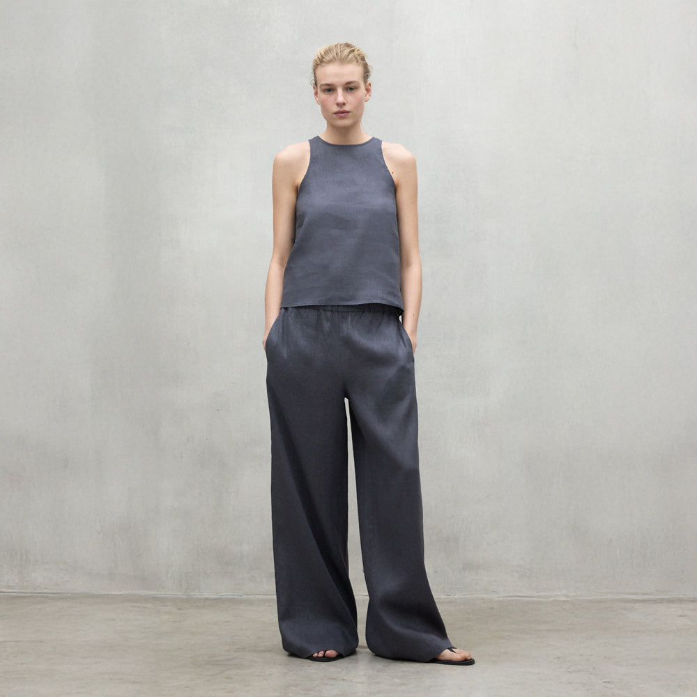 ECOALF DARK GREY JAZZ SHIRT FOR WOMEN