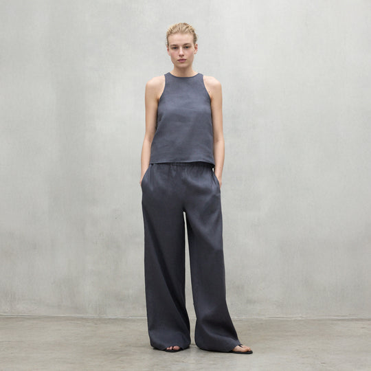 ECOALF DARK GREY JAZZ SHIRT FOR WOMEN