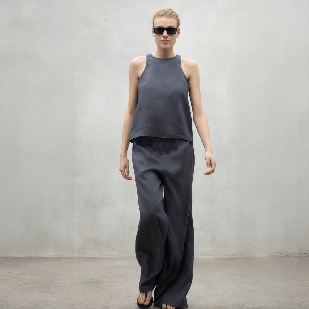 ECOALF DARK GREY JAZZ SHIRT FOR WOMEN