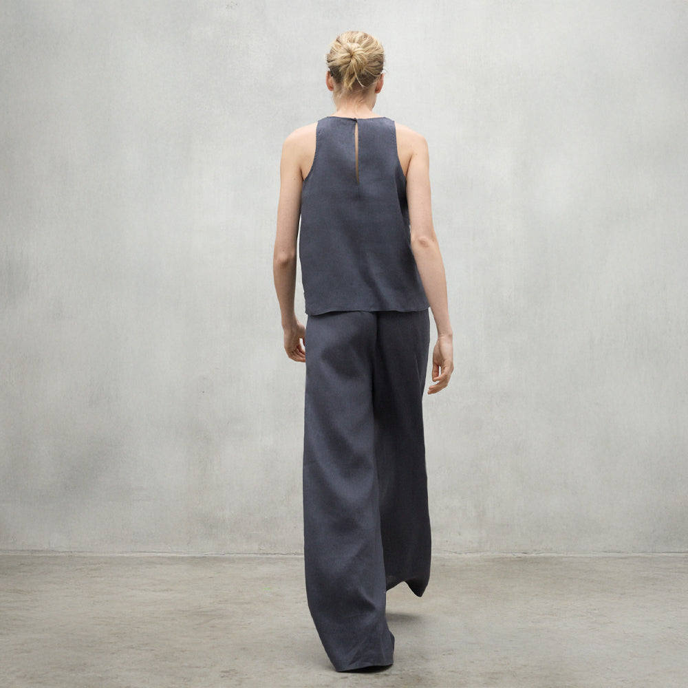 ECOALF DARK GREY JAZZ SHIRT FOR WOMEN