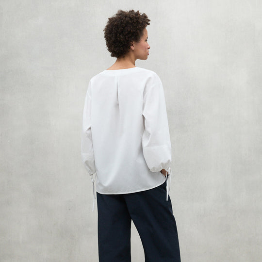 ECOALF WHITE JENA SHIRT FOR WOMEN