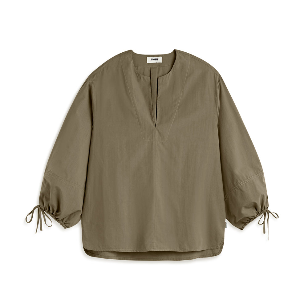 ECOALF KHAKI JENA SHIRT FOR WOMEN